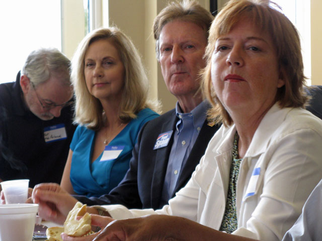 SOE Candidate Christine Butler and husband CD18 Candidate Paul Spain