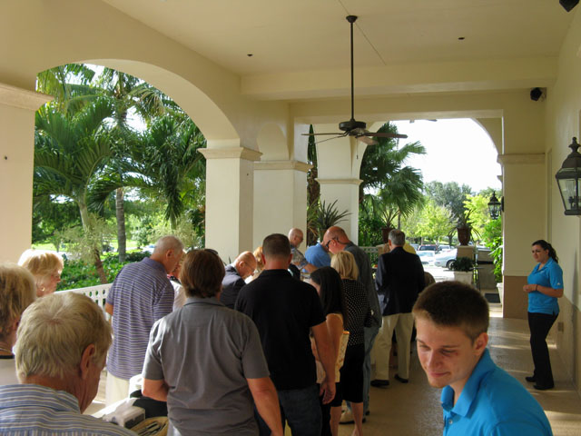 Buffet on the Patio