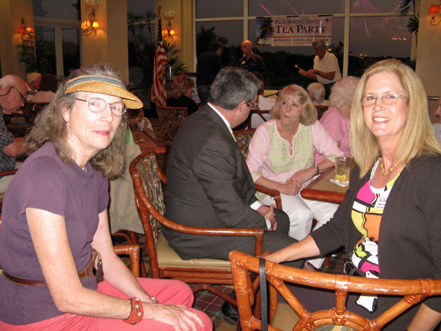Laura Henning and Wellington Leader Marion Frank