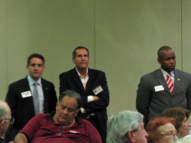 CD 18 Candidates Brian Lara, Alan Schlesinger, Calvin Turnquest