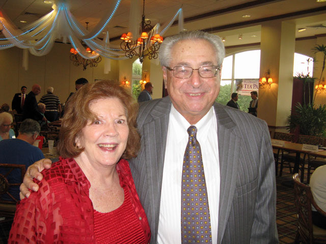 Former County GOP Committeewoman Fran Hancock with Carl Domino
